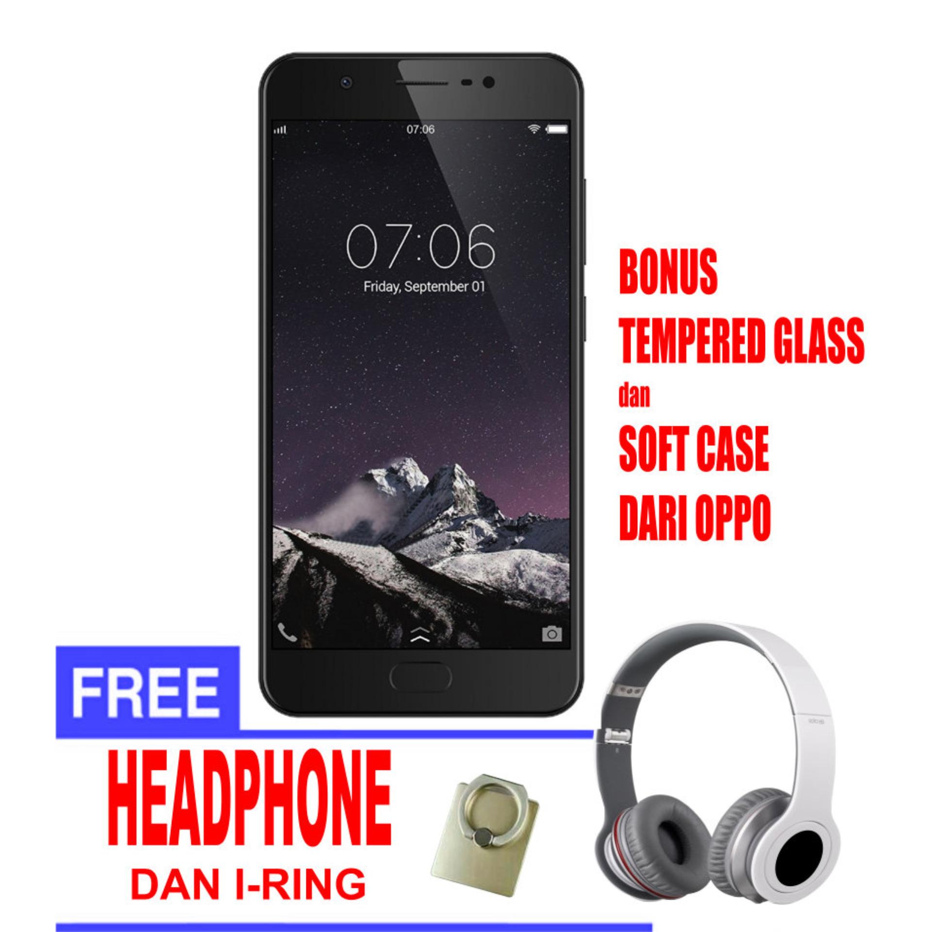 Vivo Y69 3/32 Nougat -Black Free Headphone + I-Ring Vivo Y69 3/32 Nougat -Black Free Headphone + I-Ring