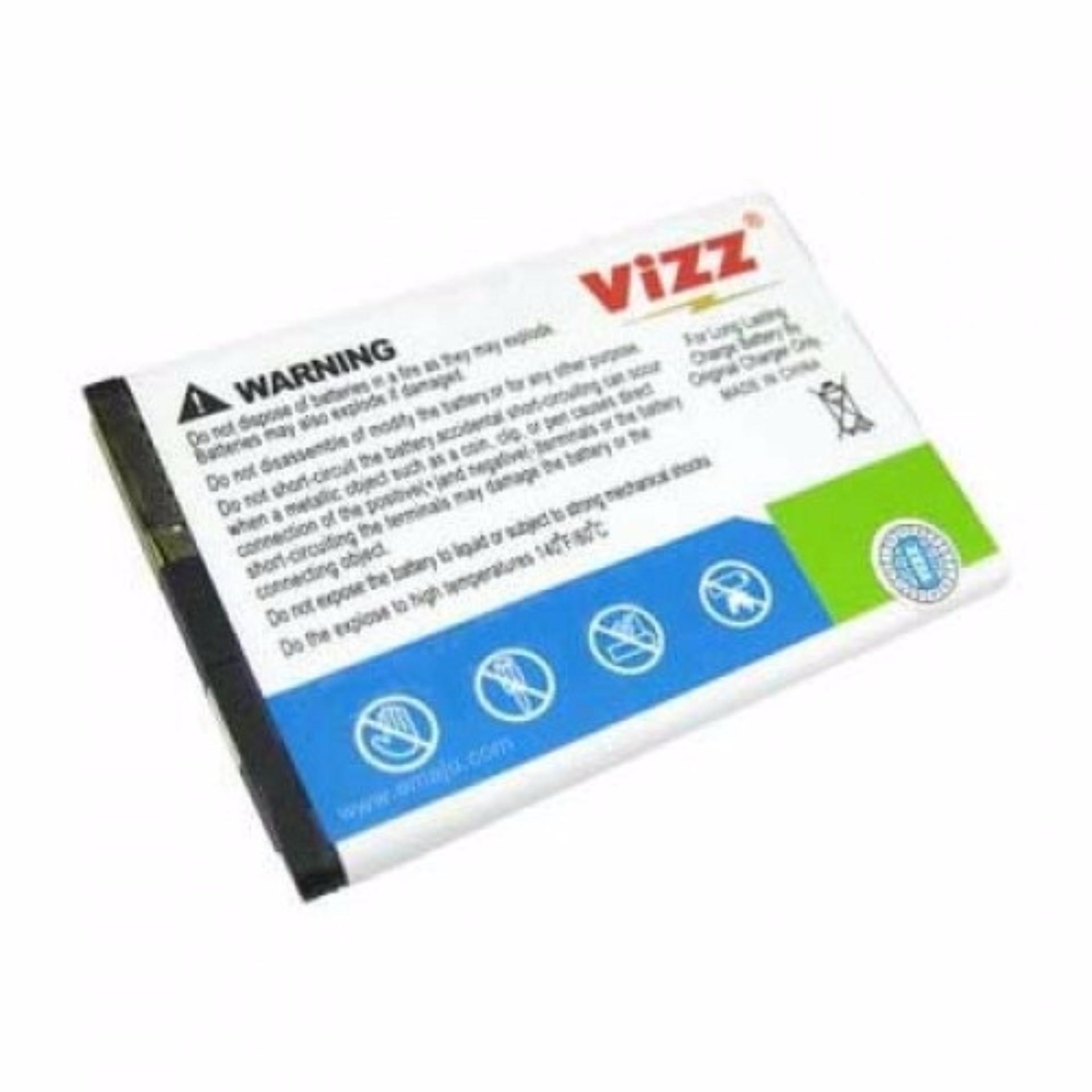 Vizz Baterai Batt Batre Battery Double Power Vizz Cross Evercross A33A 2100 Mah