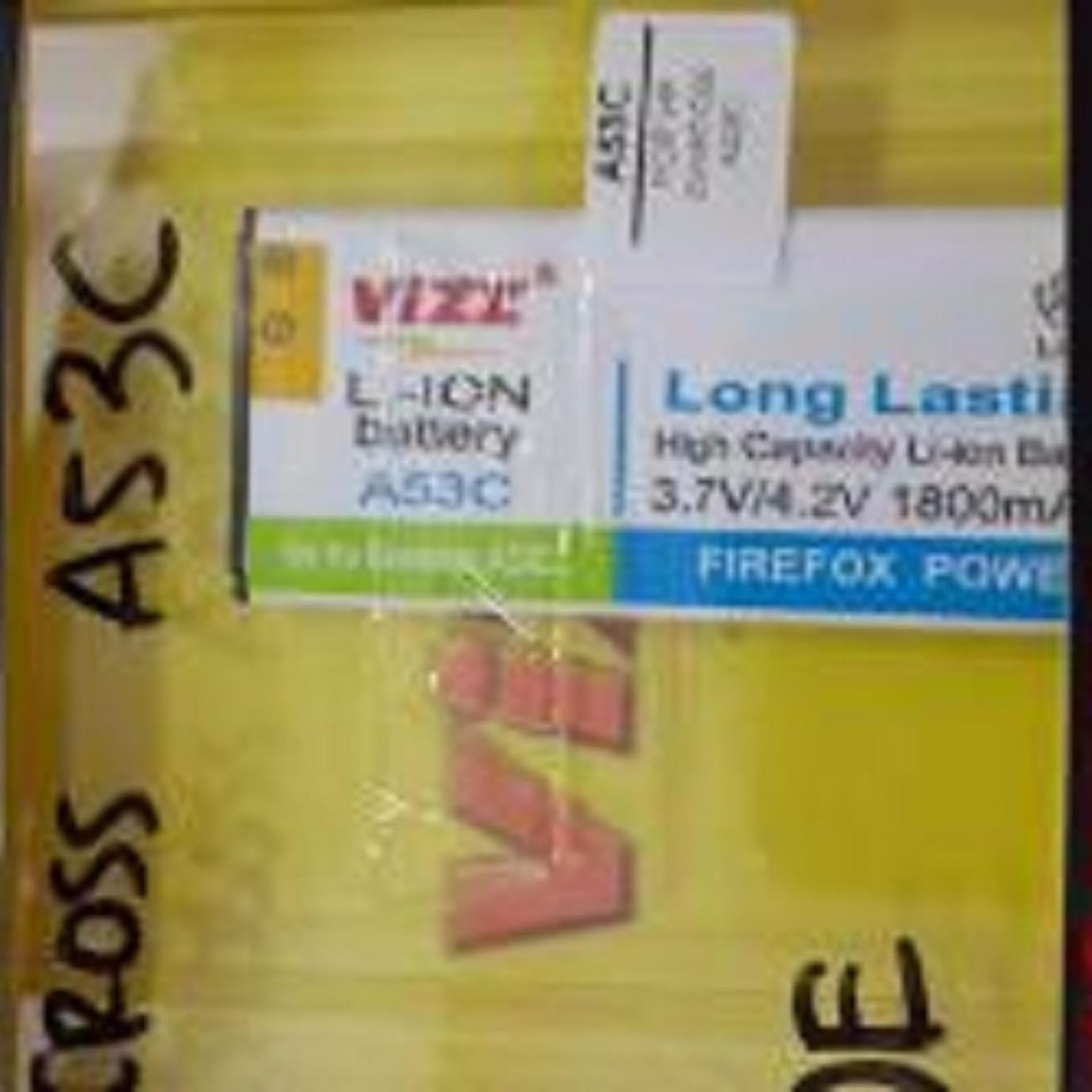 Vizz Baterai Batt Batre Battery Double Power Vizz Cross Evercross A53C 1800 Mah