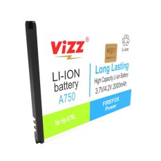 Vizz Baterai Batt Batre Battery Double Power Vizz Mito A750 2000 Mah