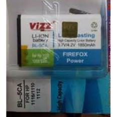Vizz Baterai Batt Batre Battery Double Power Vizz Nokia BL5CA Untuk 1110 1112 1116 1850 Mah