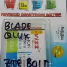 Vizz Baterai Batt Batre Battery Double Power Vizz ZTE Blade Qlux Q Lux 4G / HP Handphone Bolt Powerphone E1 2800 Mah