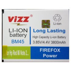 Vizz Battery BM45 for Xiaomi Redmi Note 2 - Double Power 3800mAh