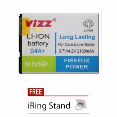 Vizz Battery for Advan S4A+ / S4A Plus - Double Power 2100 mAh + Free iRing Stand