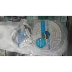 Vizz Kabel Cable Data Dan Charge Cass Micro USB 180 Cm Model Pipih Flat Untuk Samsung Asus Lenovo Oppo Vivo Android
