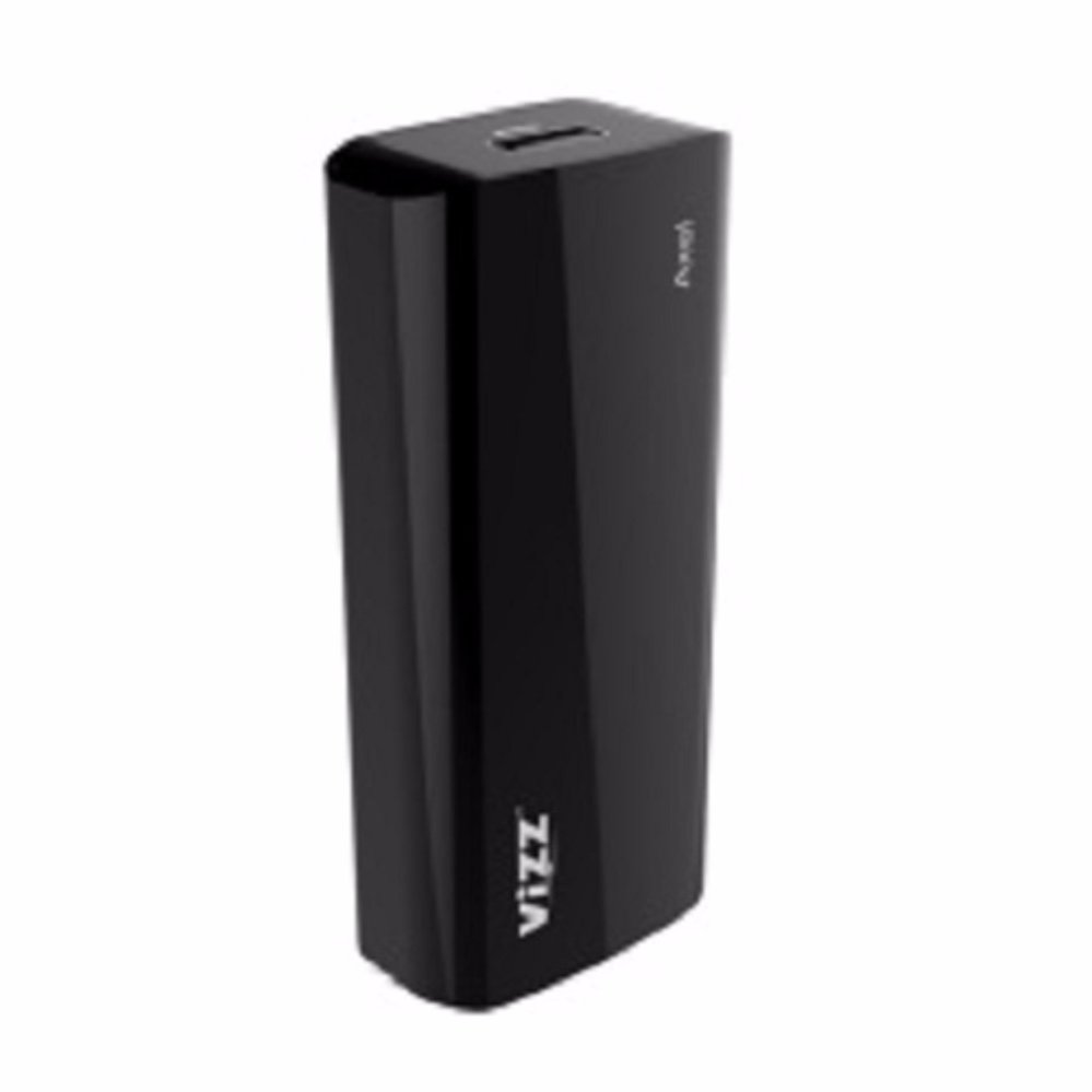 Vizz Powerbank Power Bank 5000 Mah VZ5000 Axel Single Port + Cable- Black