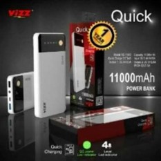 Vizz Powerbank Power Bank Quick 11000 Mah Output 2A Ampere + Kabel Micro USB..