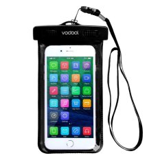 VODOOL Umum Waterproof Case tas Tahan Air Cocok untuk 4.0 sampai
5.8 inch Ponsel untuk iPhone 7 6 S plus 6 Plus 6 S 6 5 S 5 5C 4 S 4 ,
untuk Samsung Galaxy S7 S6 Edge s5 dll (Hitam)