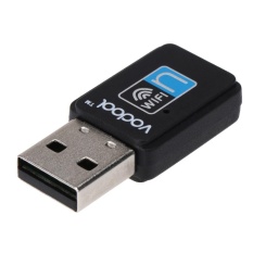 Vodool Mini USB WIFI Wireless LAN Jaringan Internet Adapter (Hitam)-Intl