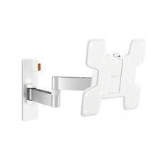 Vogels TV Wall Mount 180° Articulating Swivel and Tilt - WALL series, WALL 2145W Wall Mount for 19 to 40 inch TV, White/Silver - intl