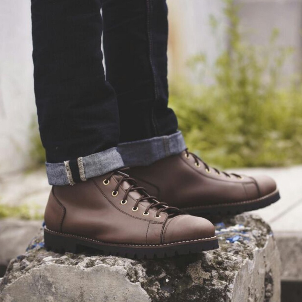 volkerfootwear irish monkey brown/ sepatu boots trackking