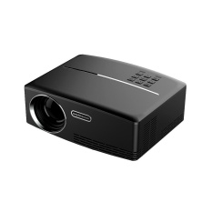 Voovrof mini Home Theater Cinema Proyektor Portabel Dukungan Multimedia 1800 Lumens 1080 P/HDMI/USB/SD Kartu /VGA/AV untuk Film Video Bisnis TV Laptop Permainan-Intl
