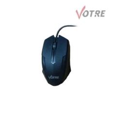 Votre KM-310 Wired Optical USB Mouse Black