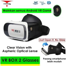 Vr Box 2 play more VR game with magnet, 3d vr glasses kacamata cardboard (VB2)