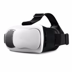 VR BOX 3.0 Pro VR PLUS Kulit 3D Glasses Headset Smartphone Virtual Reality Goggle Real Lapisan Lensa Kaca untuk 4-6 '-Internasional