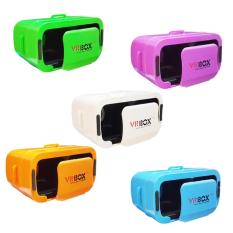 VR Box Mini Cardboard Virtual Reality for Android Smartphone & Ios - Putih/Hitam
