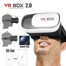 VR Box Virtual Reality 3D Suitable for Glasses For Smartphone & Ios / VR Box 2 - Putih ᅠ