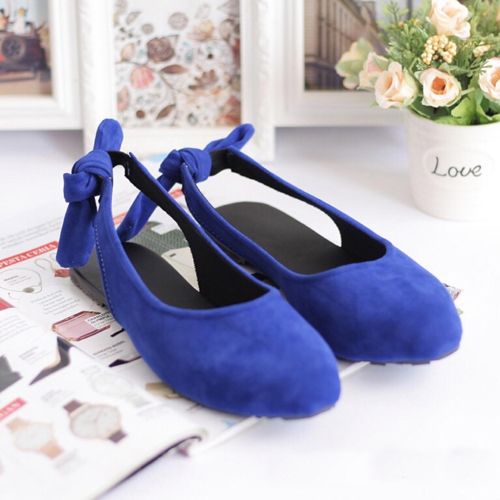 W-oops! Sepatu Wanita Pita Belakang - Biru