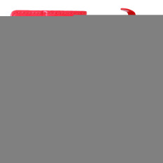Wallet Case Stand Feature Leather Wallet Cover for Samsung Galaxy A5 A500 A5000 A500F (Red)