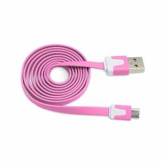 Wanky Kabel Data Charger Micro USB For Smartphone Android Blackberry Xiaomi - Pink