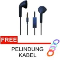 Wanky Stereo Headset For Samsung Galaxy - Hitam Free Pelindung Kabel?
