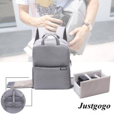 Water-resistant Shockproof DSLR Camera Case Backpack (Gray) - intl