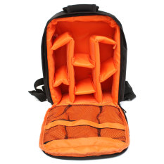 Tas Ransel Khusus Kamera DSLR untuk Canon Nikon Sony (Hitam)-Intl