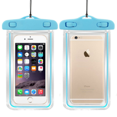 Tas Tahan Air Swimming Phone Bag untuk IPhone 6 (Biru)