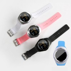 Jam Tangan Pintar Bluetooth dengan Kartu SIM Beberapa Fungsi Yang Kuat untuk Ponsel Cerdas Android Samsung HTC Sony LG Huawei lenovo dan iPhone Warna: biru