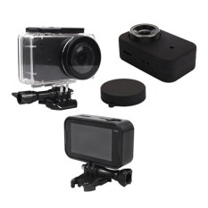 Waterproof Housing Case + Frame Shell Cover + Skin Case Cover + Lens Cap Protector for Xiao mi Mijia 4K Sport Action Camera Accessories kit
