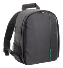 Tahan Air Multi-fungsional Digital DSLR Kamera Video Tas Kecil Tas Kamera SLR untuk Fotografer (Hitam/Hijau)