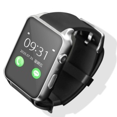 Tahan Air Smart Watch Jam Tangan GT88 Denyut Jantung Kesehatan FitnessMeasure dengan GSM/GPRS SIM Kartu Kamera Pedometer untuk Pria WomanSil -Intl