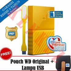 WD My Passport New Design 1TB Portable Storage USB 3.0 - Kuning Harddisk Eksternal 2.5