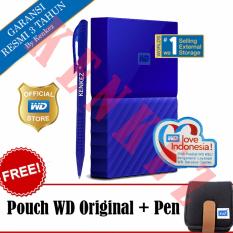 WD My Passport New Design 2TB Portable Storage USB 3.0 - Biru Harddisk Eksternal 2.5
