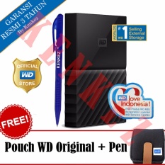 WD My Passport New Design 1TB Portable Storage USB 3.0 - Hitam Harddisk Eksternal 2.5
