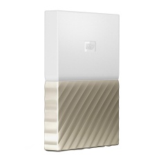 WD My Passport Ultra Portable External Hard Drive 1TB - Putih Gold