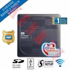 WD My Passport Wireless Pro Hardisk Eksternal 4TB USB3.0 Wi-Fi - Hitam