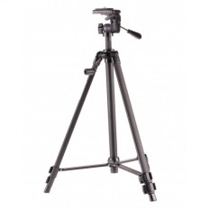 Weifeng Portable Lightweight Tripod Stand 3-Section Aluminum Legs - WT-330A - Silver