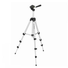 Weifeng Portable Tripod Stand 4-Section Aluminium Legs with Brace - WT-3110A - Silver Black