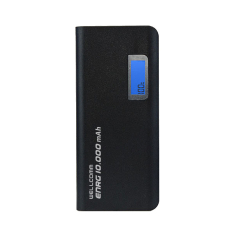 Wellcomm Real Capacity Powerbank ENRG 10000 mAh - Hitam