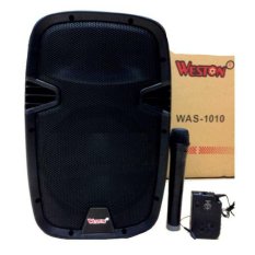Weston Speaker Portable Amplifier Wireless Meeting &Amp Was 1010 -10 Inch