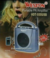Weston Speaker Portable Wireless Pa Amplifier Hdt 555 Usb Meeting Toa