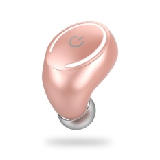 Telinga Mini Bluetooth Earphone Kontrol Suara With Your Ears Telinga-dukungan Bluetooth 4.1 Stereo Headset For Android IPhone And Again (Rose Gold) -Intl