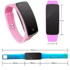 Grosir Layar Sentuh LED Electronic Bracelet Watch Versi Korea dari Dua Generasi Jelly Sunglasses Watch Perdagangan Luar Negeri Anak-anak Silicone Watch-Intl