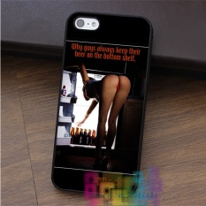 Mengapa Guys Selalu Jaga Birnya Di Rak Bawah untuk IPhone 8 Perlindungan Mobile Phone Case Cover TPU Soft Case-Intl