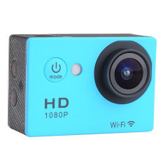 Wifi Aksi Kamera Digital 12Mp HD Penuh 1080 P 30Fps 2.0 Inch Lcddiving 30 M Tahan Air Olahraga DV (Biru)