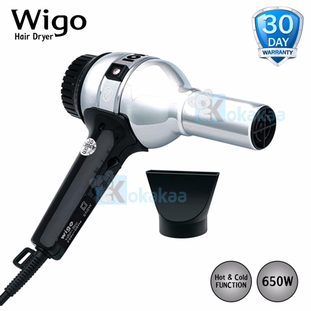 Wigo Hair Dryer Taifun WindBlow 900 Bundle Corong - Chrome