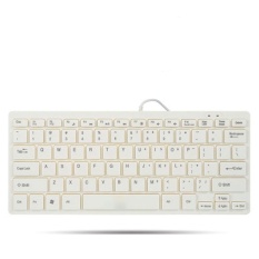 AGWS Wired Keyboard, Keyboard Multimedia, Notebook Komputer, Disk Kesehatan, Koneksi Eksternal Mini USB