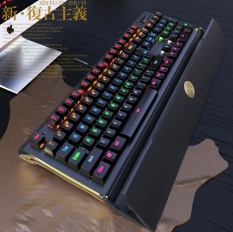 Wired Mechanical Keyboard Gamer Keyboard dengan RGB Backlight untuk PC Komputer Gaming-Intl