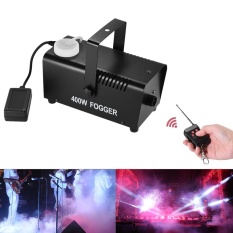 Wireless 400 Watt Fogger Fog Mesin Asap dengan Remote Control untuk Pesta Konser Live DJ Bar KTV Stage Efek ^ -Intl